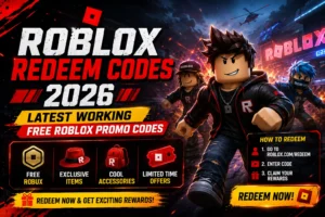 Roblox Redeem Codes 2026: Latest Working Free Promo Codes