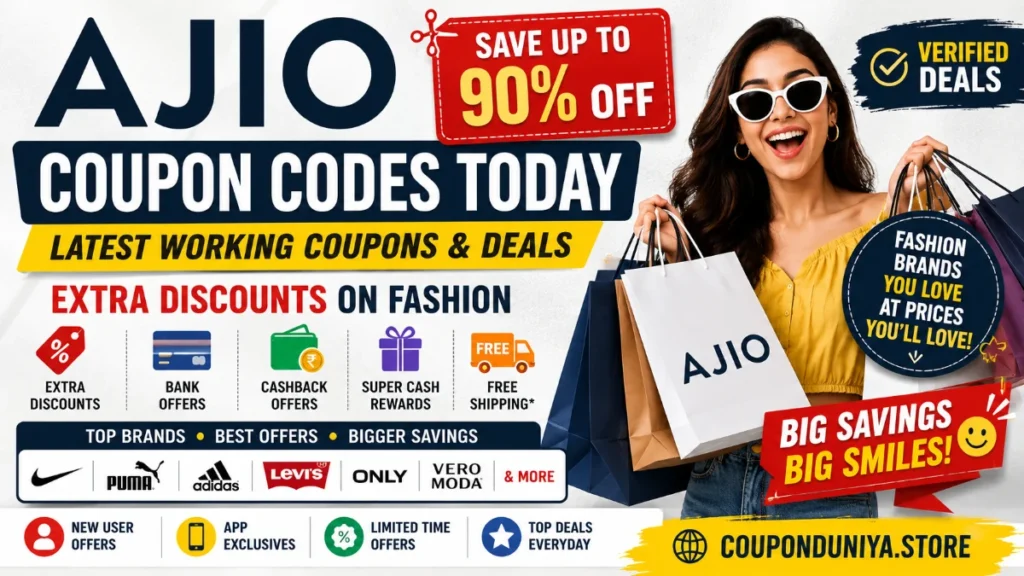 AJIO coupon codes