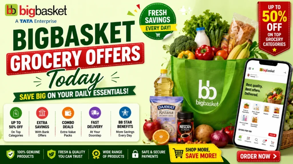 Bigbasket grocery offers today