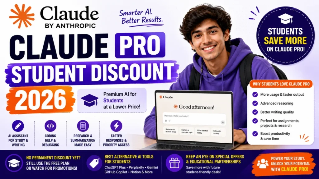 Claude Pro student discount