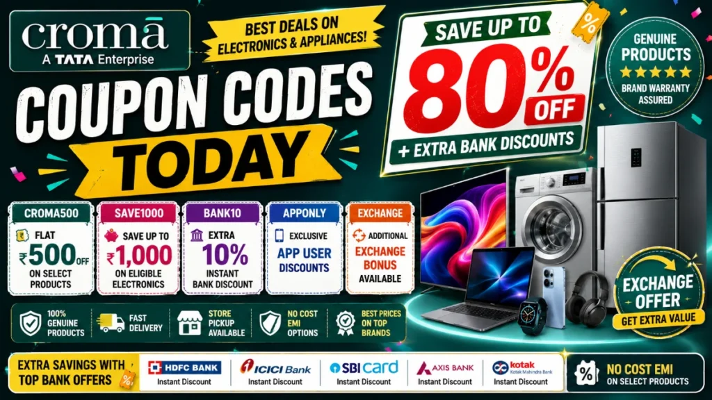 Croma coupon codes