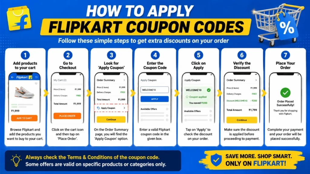Flipkart coupon codes guide