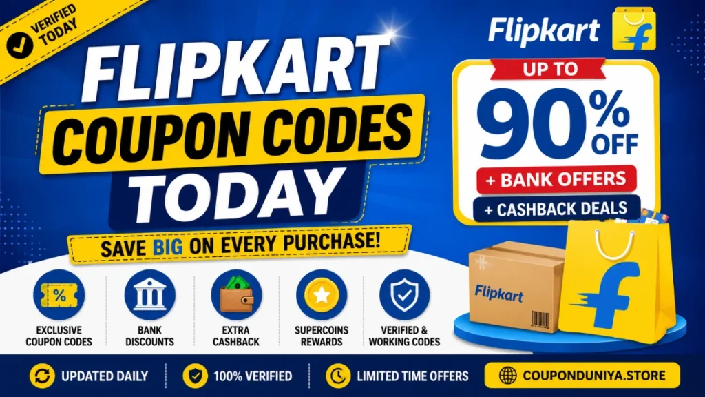 Flipkart coupon codes today