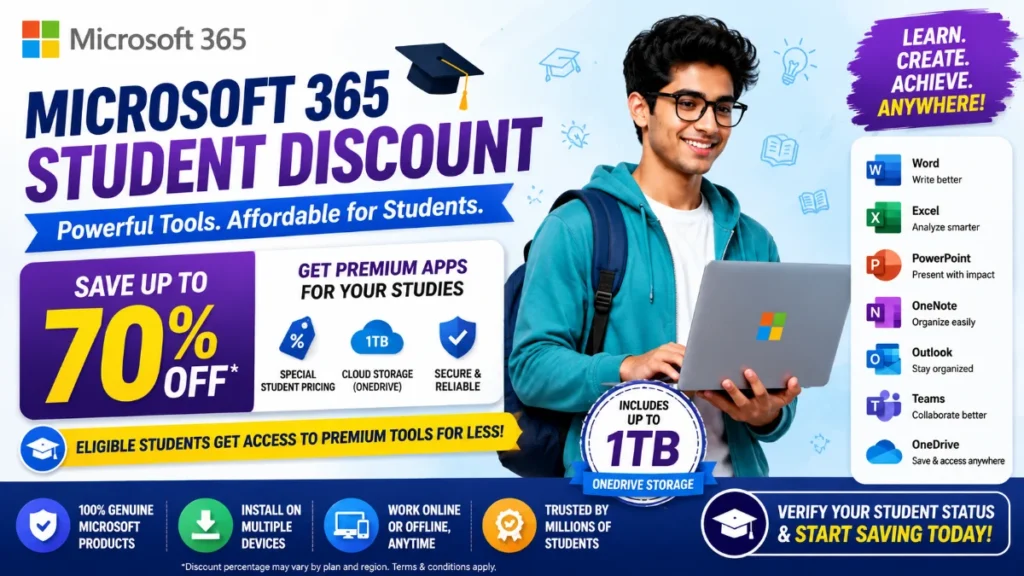 Microsoft 365 student discount