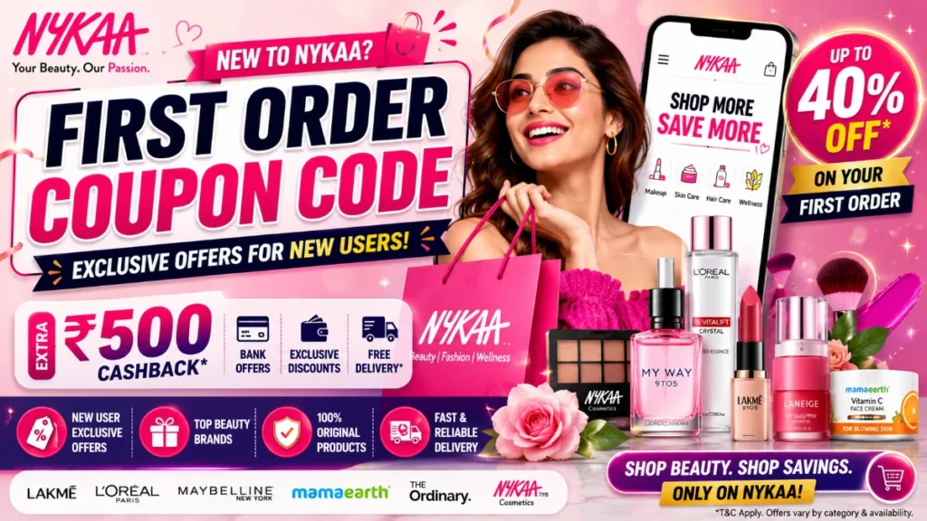 Nykaa First Order Coupon Code