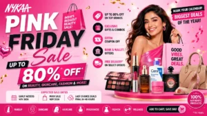 Nykaa Pink Friday Sale 2026: Biggest Beauty Sale with Up to 80% OFF
