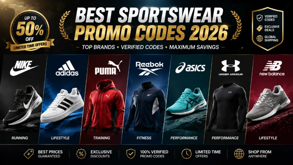 Best Sportswear Promo Codes 2026