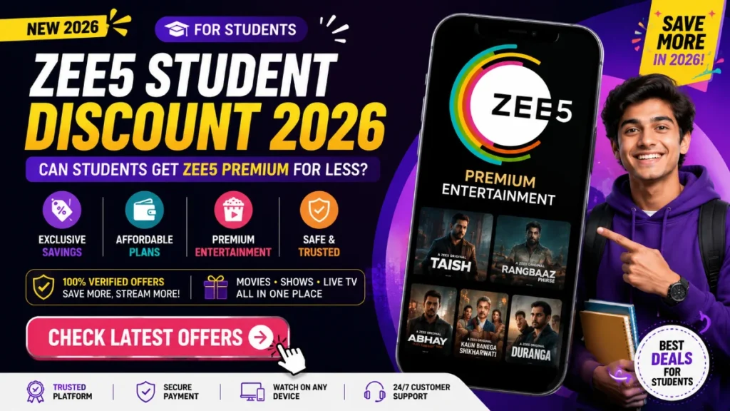 ZEE5 student discount