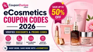 eCosmetics Coupon Codes 2026: Verified Discounts & Promo Codes