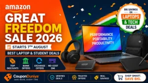 Amazon Great Freedom Sale 2026: Best Laptop & Student Deals