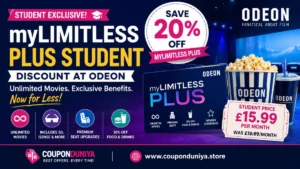 myLIMITLESS Plus Student Discount: Save 20% at ODEON